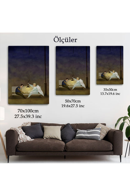 Melek İyi İnsanlara Yardım EdiyorDekoratif Tablo-6110