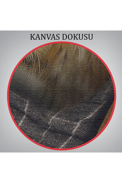 Kaplan Adam Dekoratif Kanvas Duvar Tablosu-5938