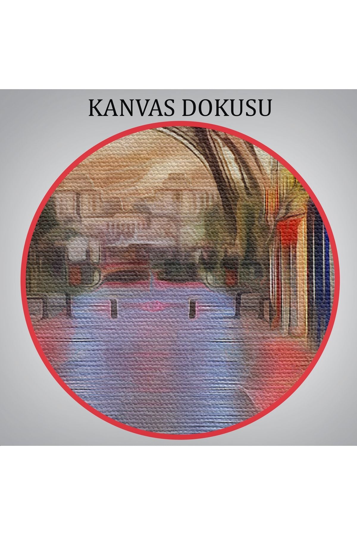 Eyfel Kulesine Yürüyen Kadın Yağlıboya Görünüm Dekoratif Kanvas Duvar Tablosu-5950