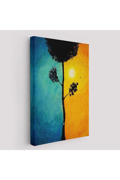 Gece Gündüz Sürreal Duvar Tablosu-6357