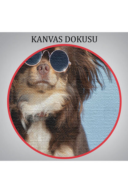 Küçük Köpek Dekoratif Kanvas Tablo 1157