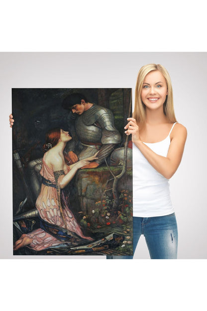 John William Waterhouse'un Lamia ve Şövalyesi Orenco Kanaviçe Tablosu-6263