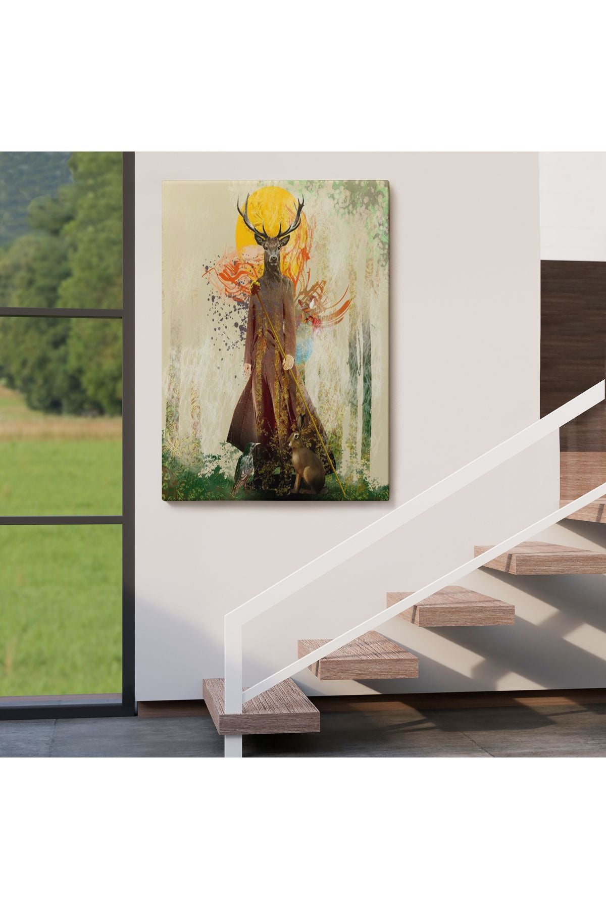 modagos067 Volker Rossenbach'in Ormanın Efendisi İsimli Tablosu-6057