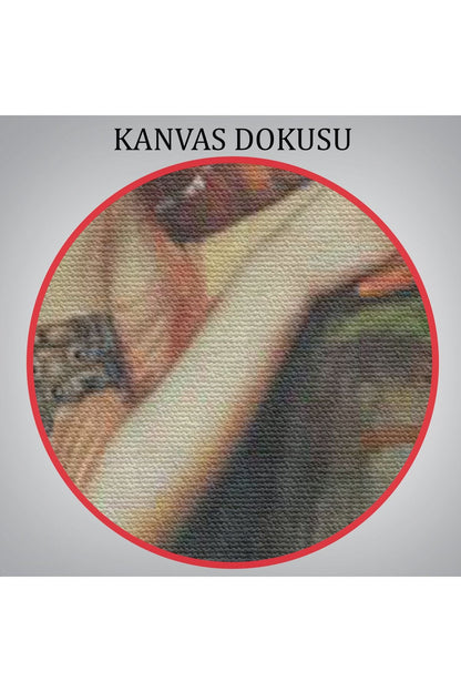 John William Waterhouse'un Lamia ve Şövalyesi Orenco Kanaviçe Tablosu-6263