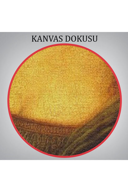 Leonardo da Vinci'nin Ünlü Eseri Mona Lisa Kanvas Tablosu-5126