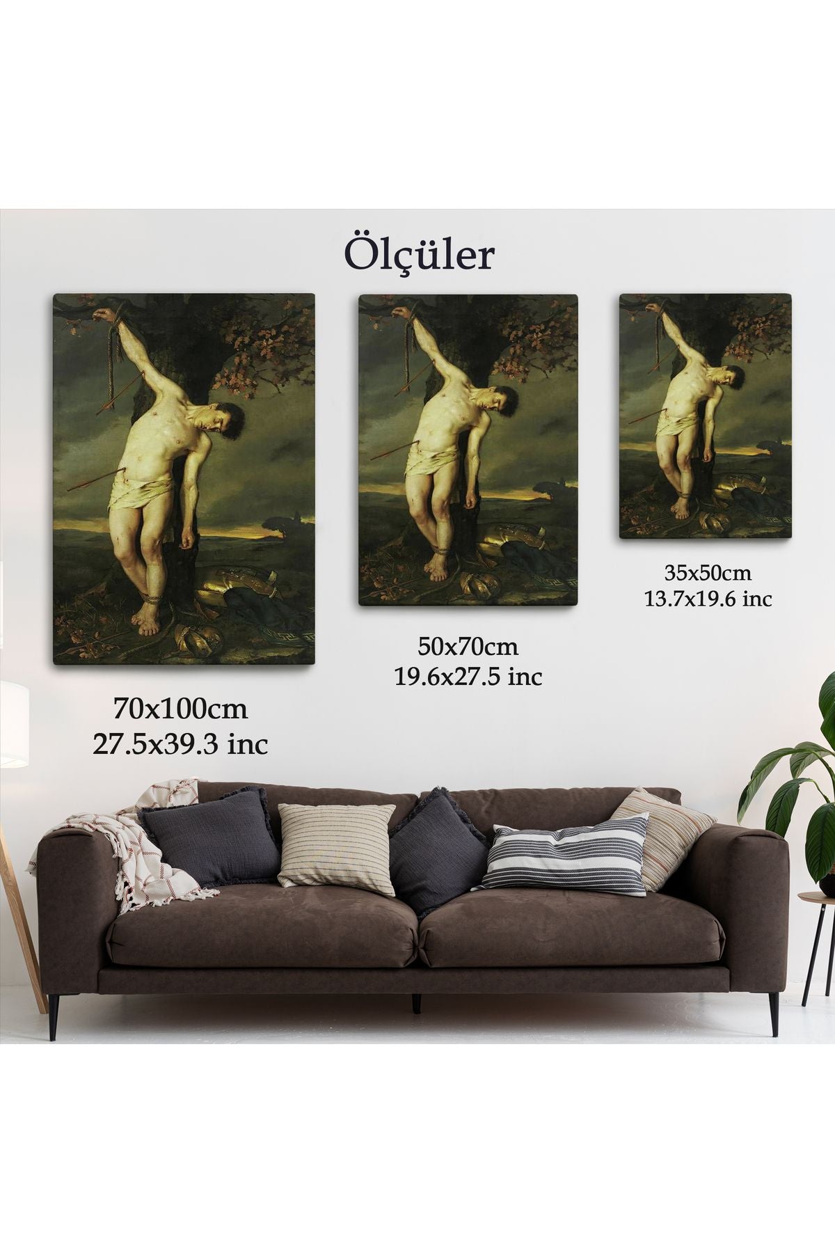 Dağ Manzarası Dekoratif Duvar Tablosu-6143
