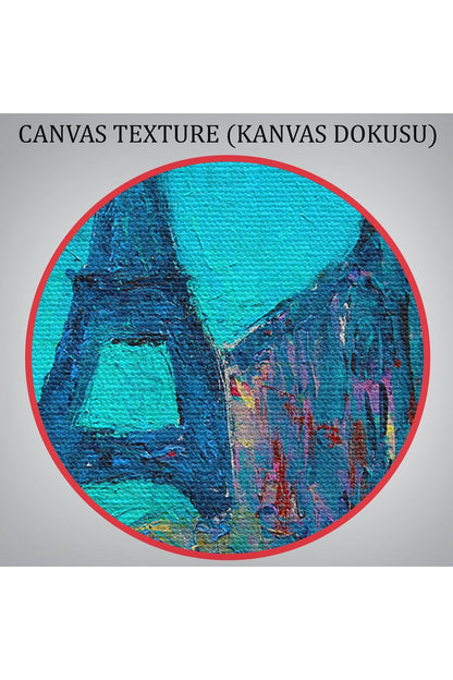 Fransa Paris Sokakları Duvar Tablosu-1219