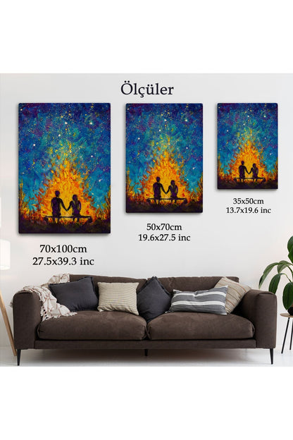 Nevruz Ateşini İzleyen Aşıklar Tablosu-5995