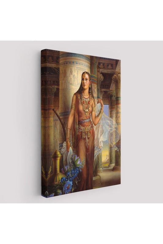 Kinuko Yamabe Craft Mısırlı Kadın Çalışması Kanvas Tablo-6047