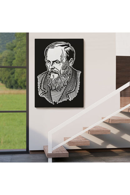Fyodor Mihayloviç Dostoyevski Dekoratif Kanvas Tablo-5913