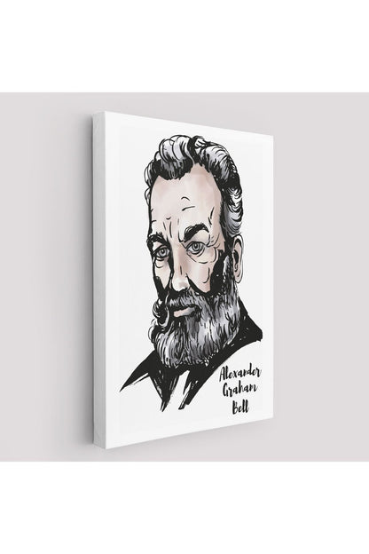 Alexander Graham Bell Dekoratif Kanvas Tablo-5916