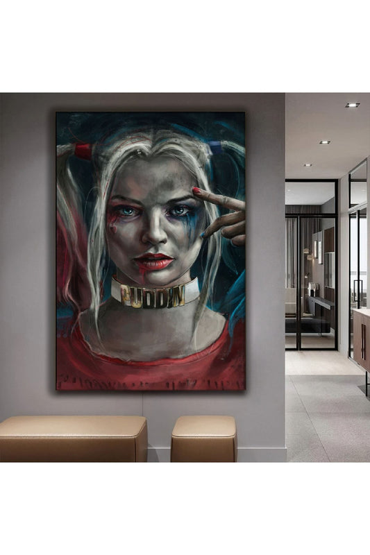 Harley Quin Karakter Kanvas Tablo