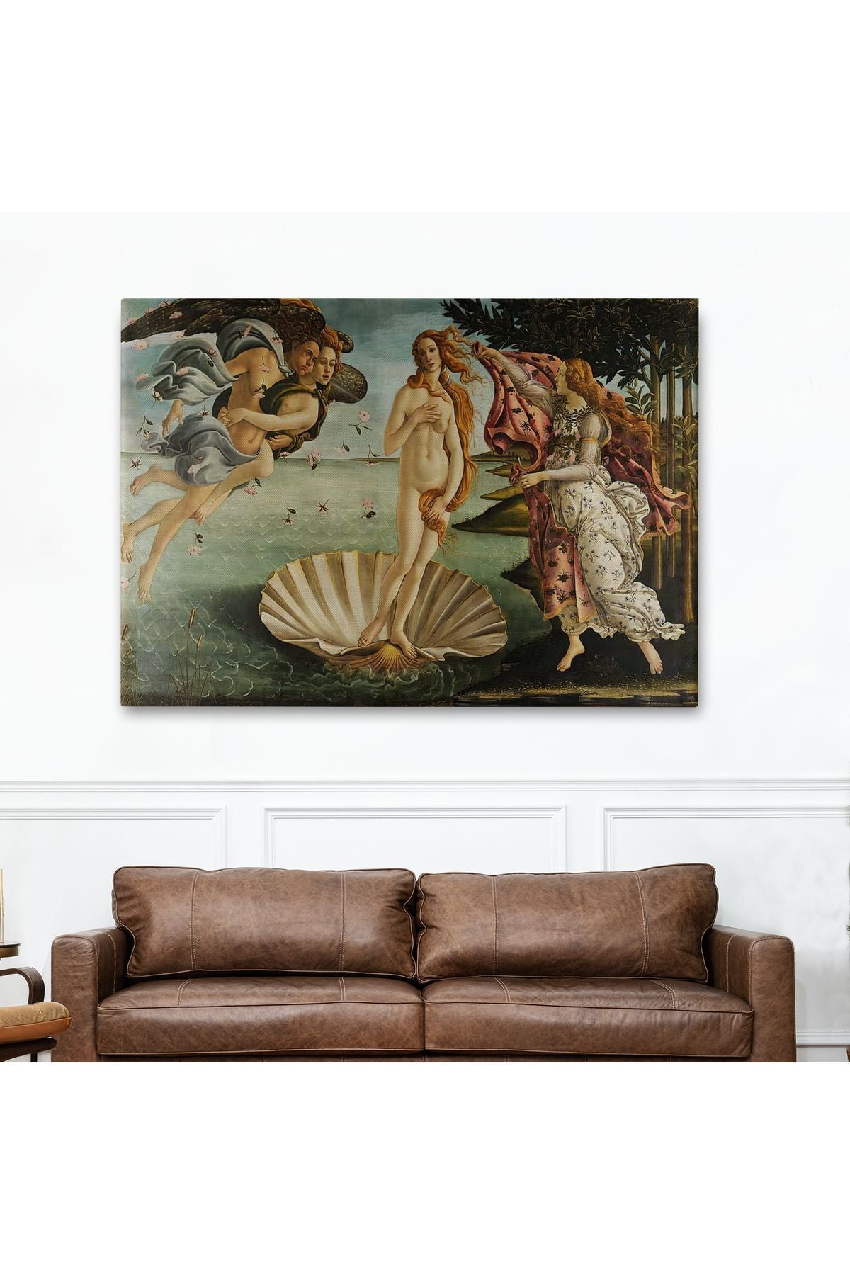 Dekoratif Duvar Tablosu-Venüs'ün Doğuşu Eseri Sandro Botticelli Kanvas Tablo 5163
