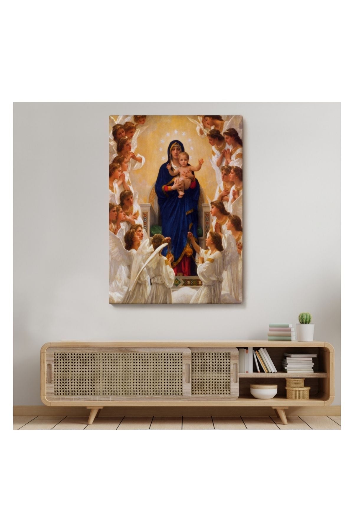 Kanvas Tablo, Duvar Dekoru, Hz Meryem ve Hz İsa Jesus Christ 6450 BUNGKNV