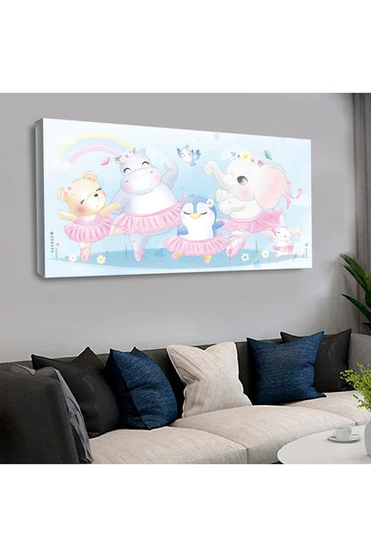 Kanvas Sevimli Hayvanlar Tablo