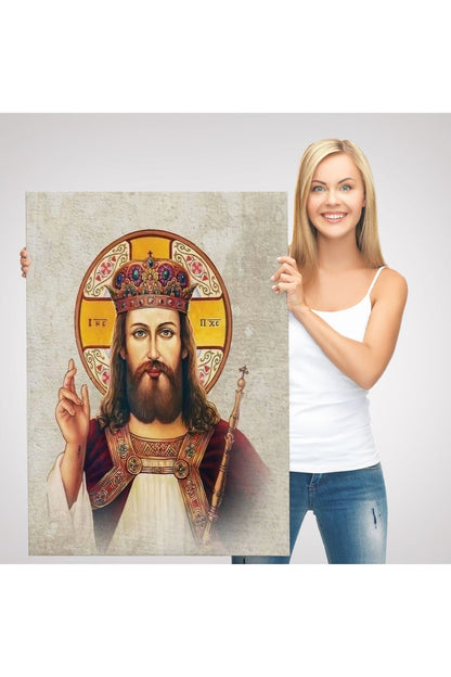Hz İsa Tablosu, Kilise Hediyesi Long live Christ the King Jesus Christ -6387
