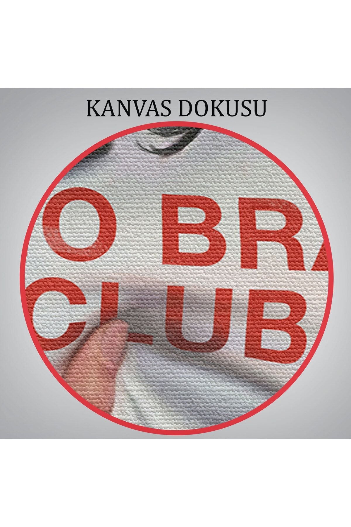 NW Özel No Bra Club,  Sütyensizler Külübü Kanvas Tablo-5102