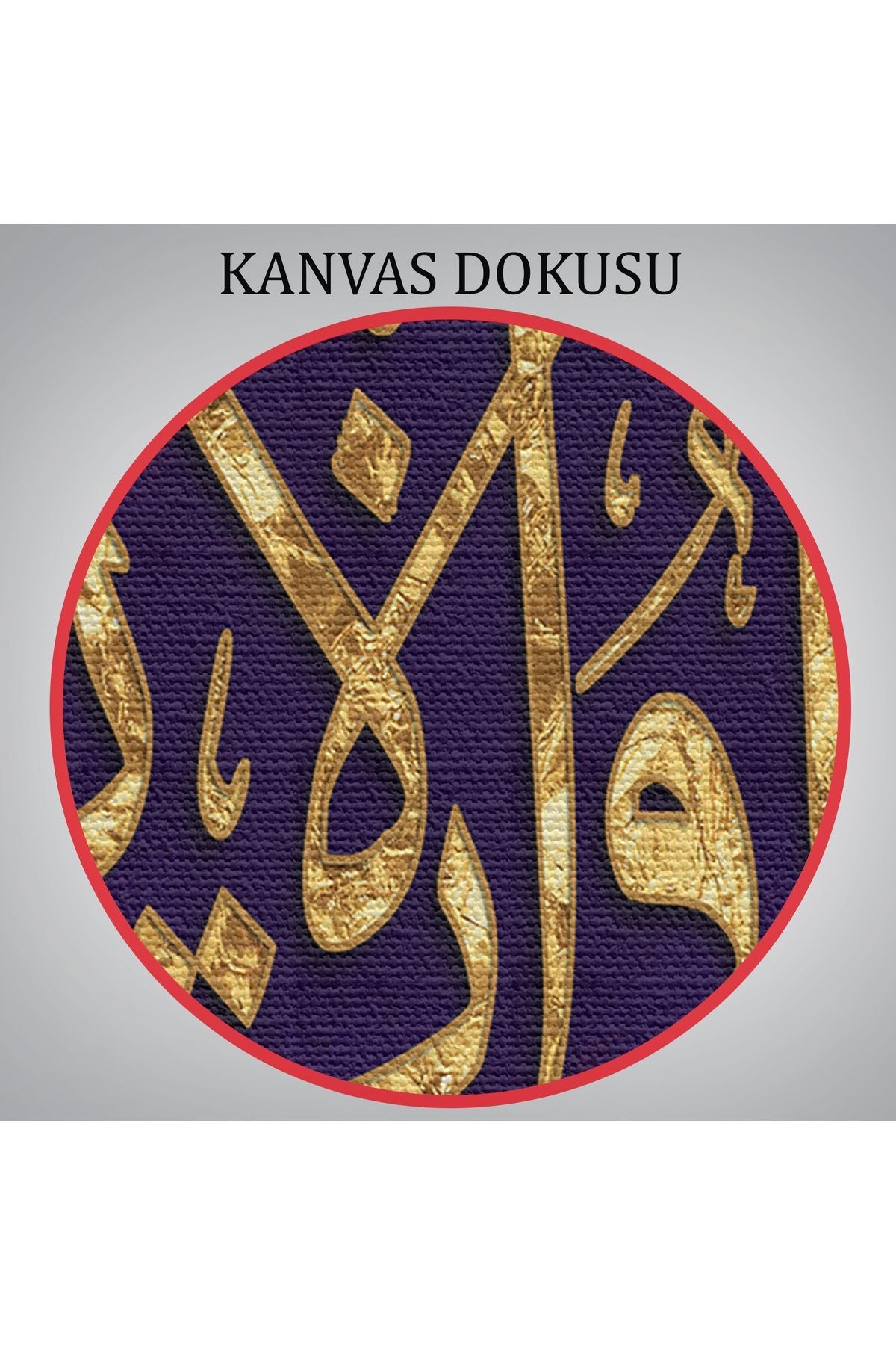 O Rab ki Kalemle Yazmayı Öğretti (Alak Suresi 4.Ayet) Yazılı Kanvas Tablo-3345