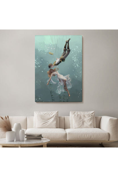 Kötü Kral Jude & Cardan, Denizler Altındaki Aşıklar Kanvas Tablo-5287