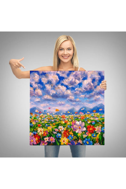 Kır Çiçekleri Kanvas Tablo-5908