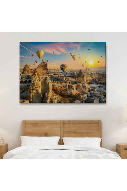Göreme Kapadokya Manzarası Duvar Tablosu-1245
