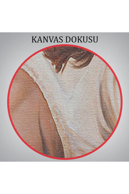 Provokasyon Yapan Kadın Tablosu-6600