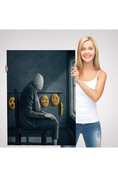 Gerçeküstü Psikolojik Trans Kanvas Tablo-5299