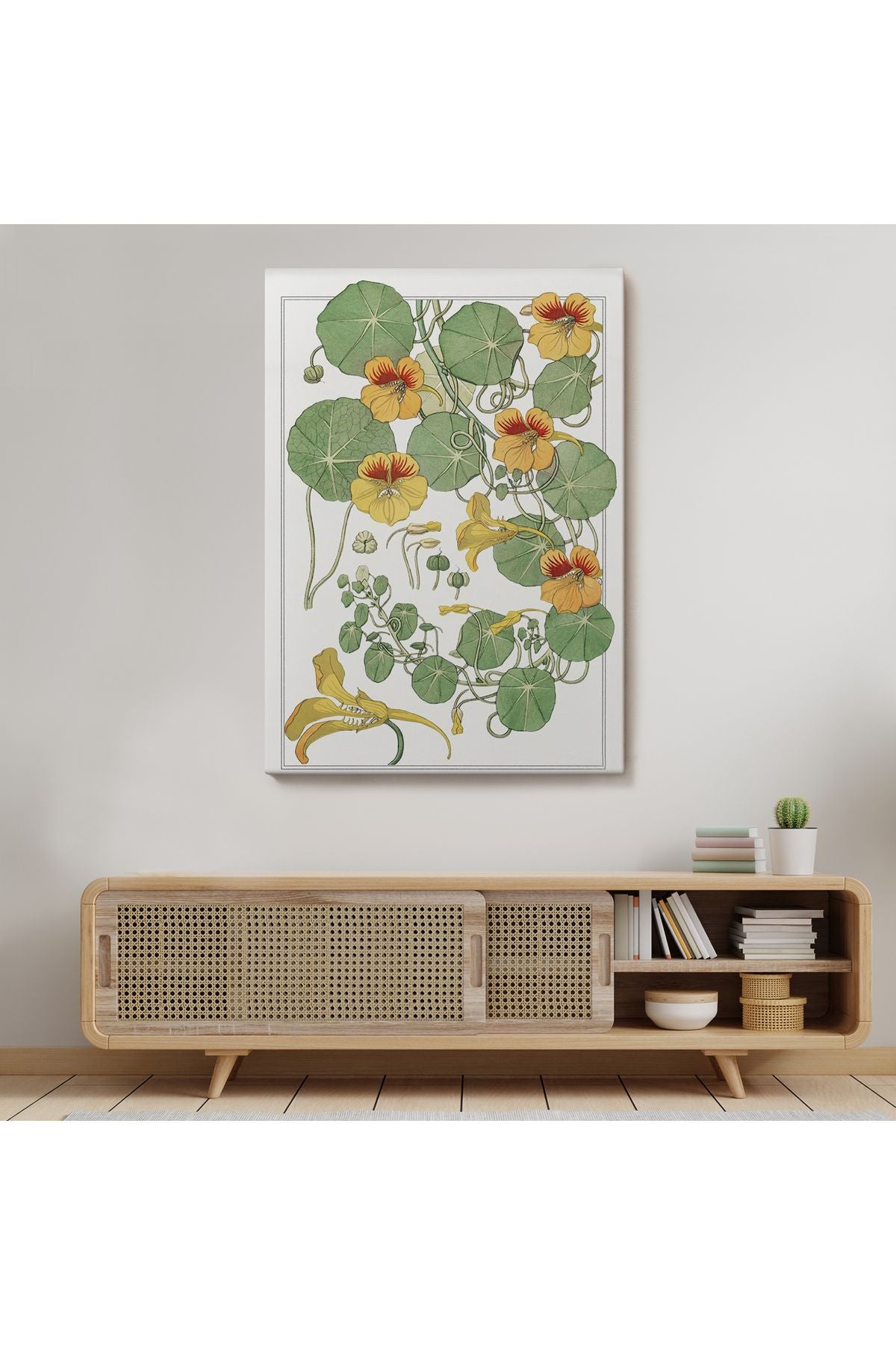 arg001 seri Nasturtium Çiçeği Kanvas Tablo-5206