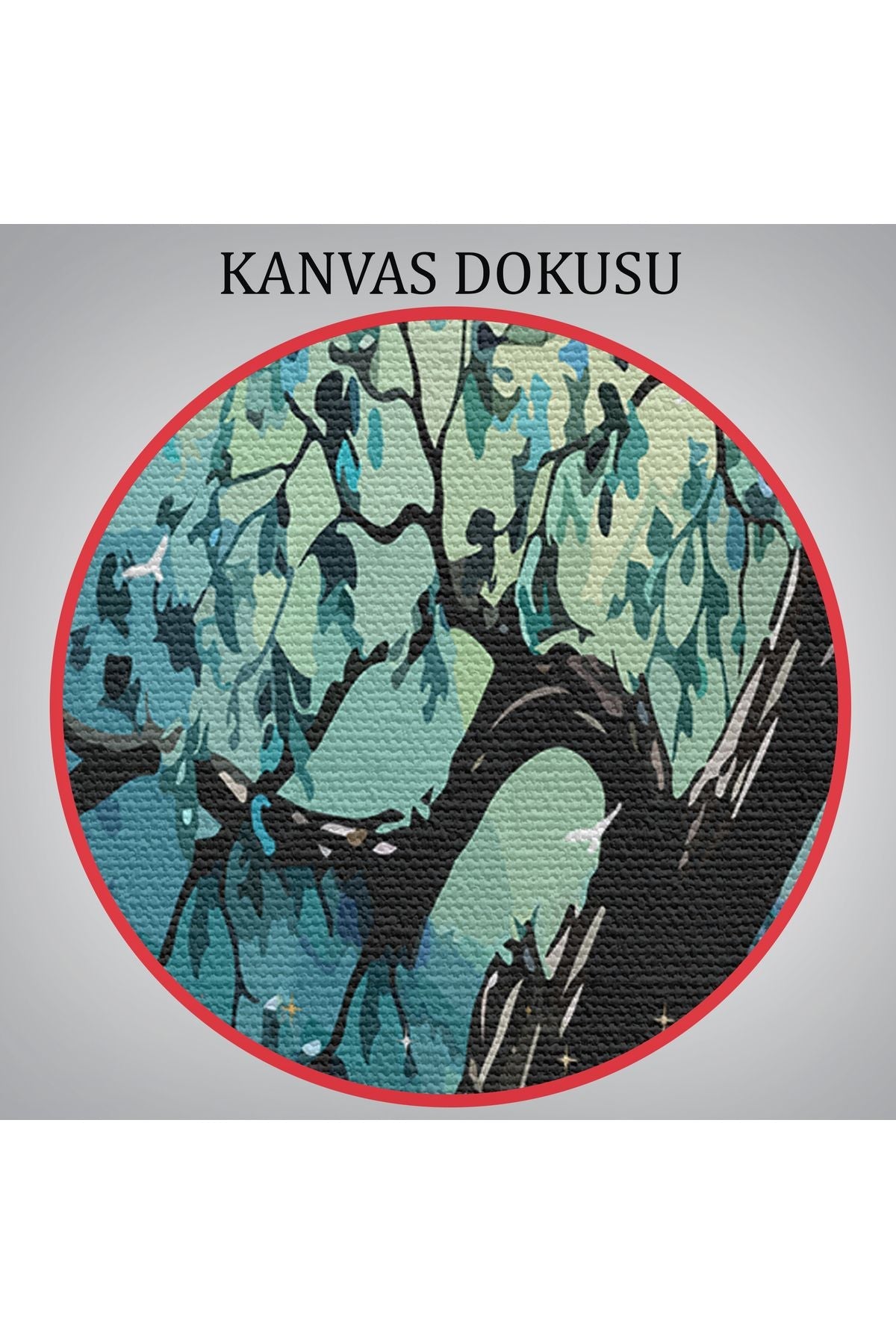 Modern Soyut Tarzda Altın Geyikler Dekoratif Tablo-3687