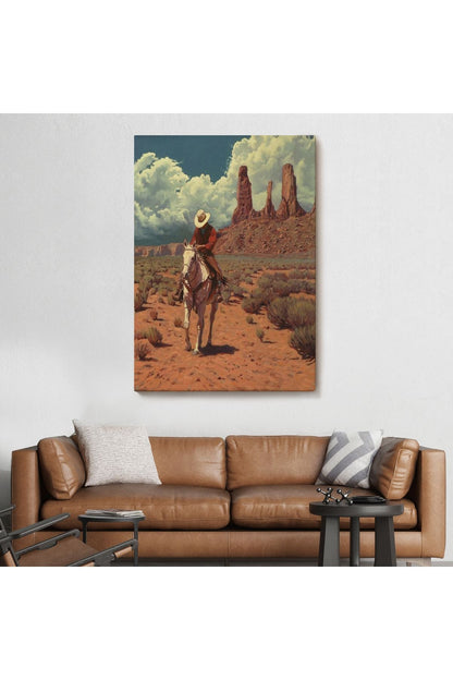 modagos067 Amerikalı Kovboy Dekoratif Duvar Tablosu-6280