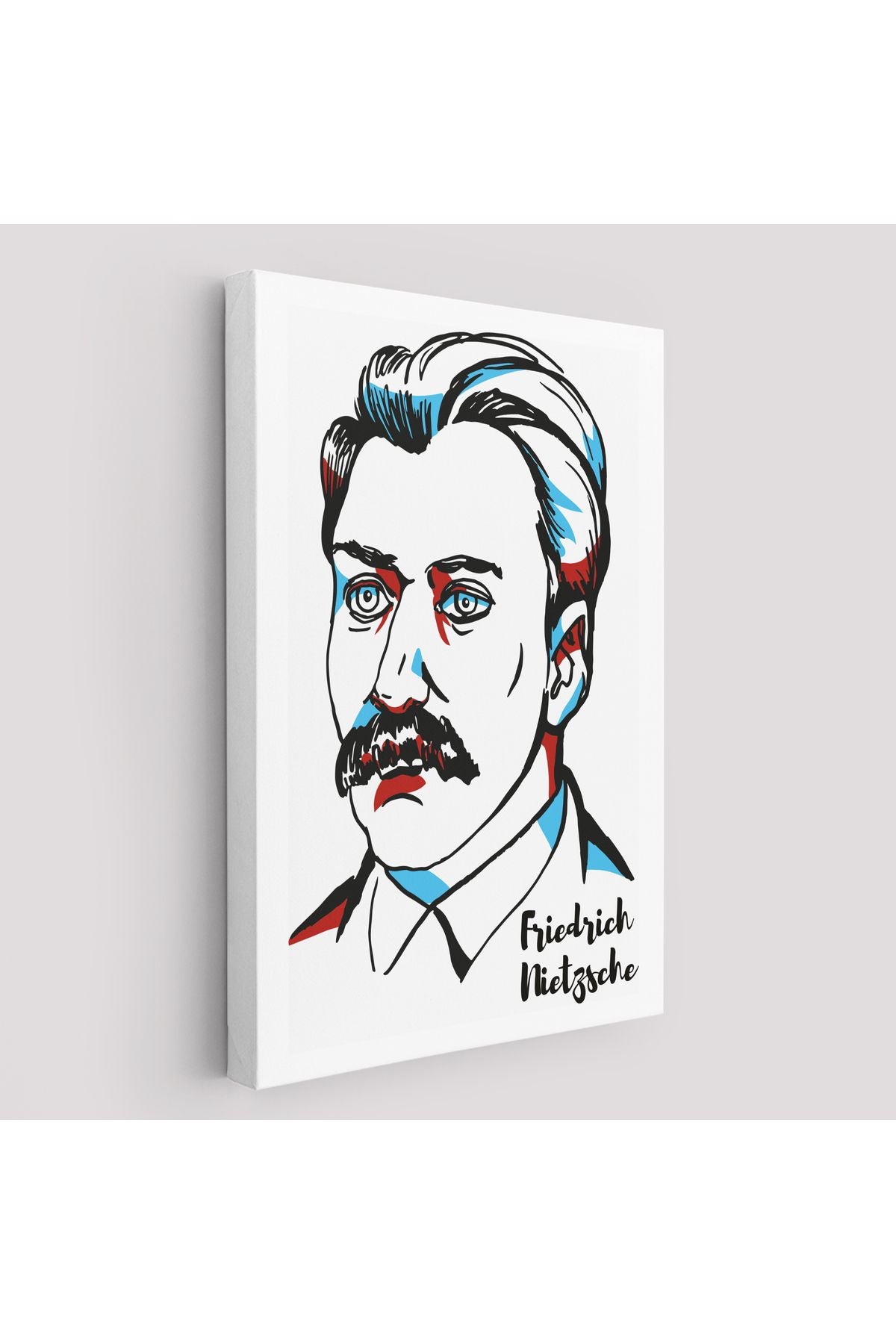 Friedrich Nietzsche Dekoratif Kanvas Tablo-5920