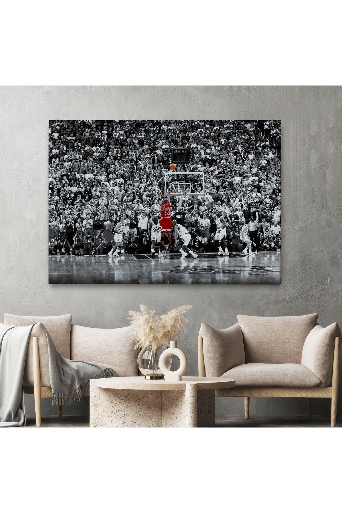 MLT Brnd product092 Michael Jordan Üçlük Şutu Kanvas Tablo-5139