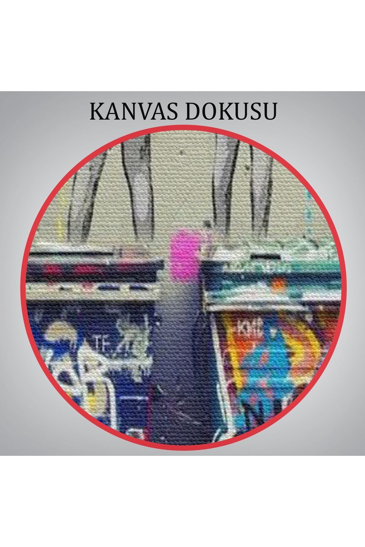 Bansky Çöp Kutusuna İşeyen Çocuklar Kanvas Tablosu / Hayat Kısa-5154