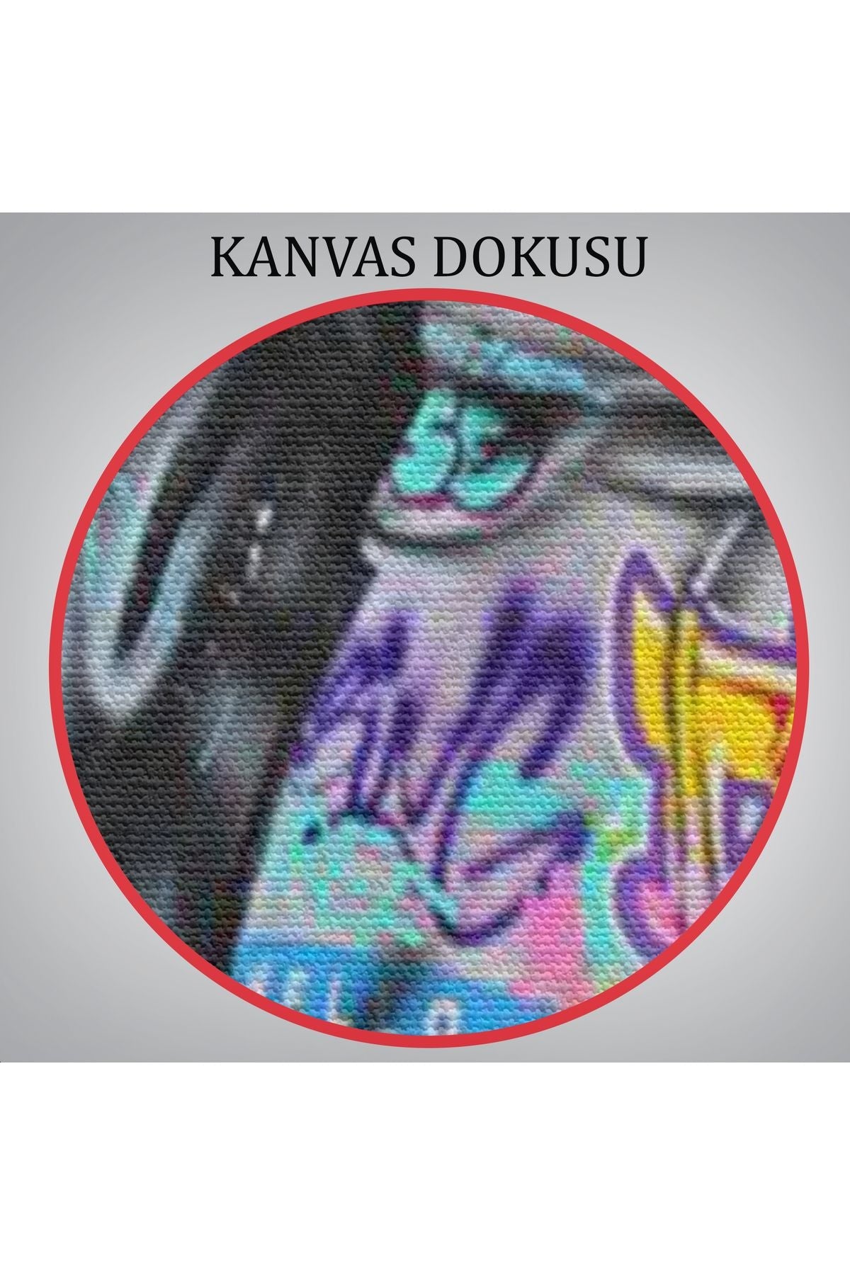 HG Boks Eldivenleri Kanvas Tablo, Renkli Banksy Sokak Graffiti Kanvas Tablo-5320