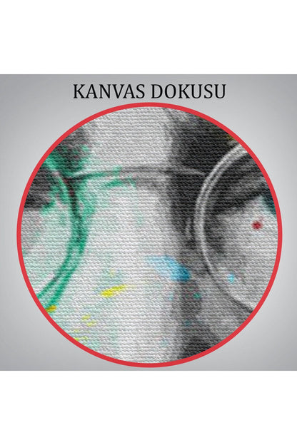 modagos067 John Lennon Sokak Sanatı Kanvas Tablo Street Art-5890