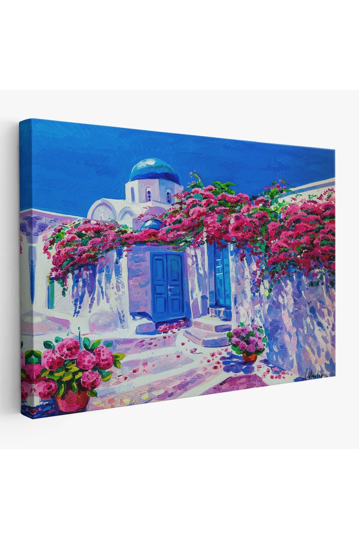 Yunanistan Santorini Dekoratif Duvar Tablosu-3677