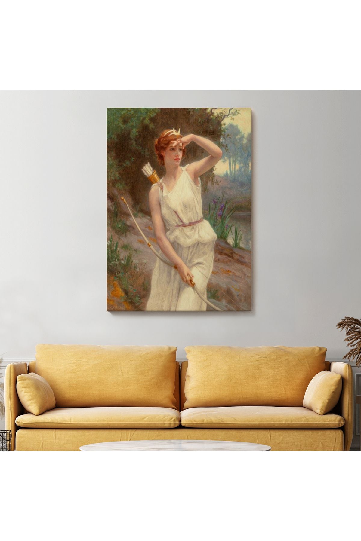 Guillamume Seignac Diana Roma Mitolojisinde Av Tanrıçası Duvar Tablosu-6056