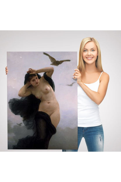 HG William-Adolphe Bouguereau The Night Duvar Tablosu-6066