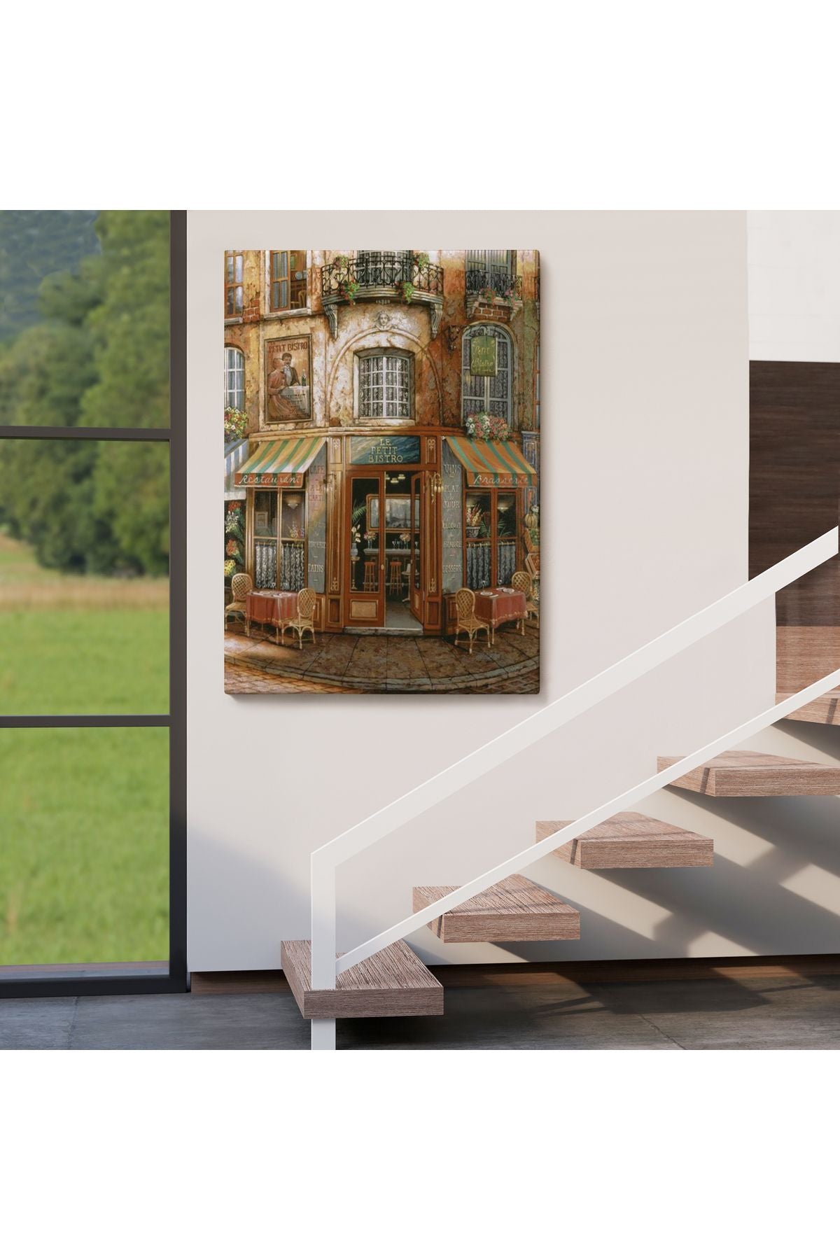 Le Petıt Bıstro Kanvas Duvar Tablosu-6062