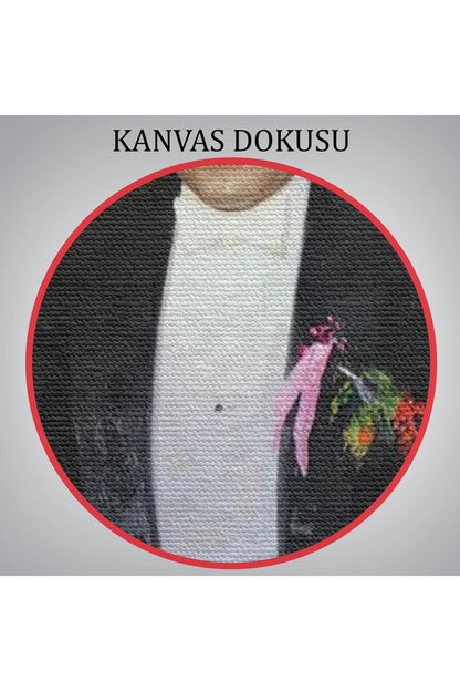 Keskin Bakışlı Atatürk Tablosu-6553