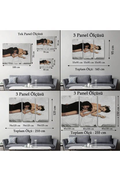 Johnny Depp ve Kate Moss Duvar Tablosu-6524