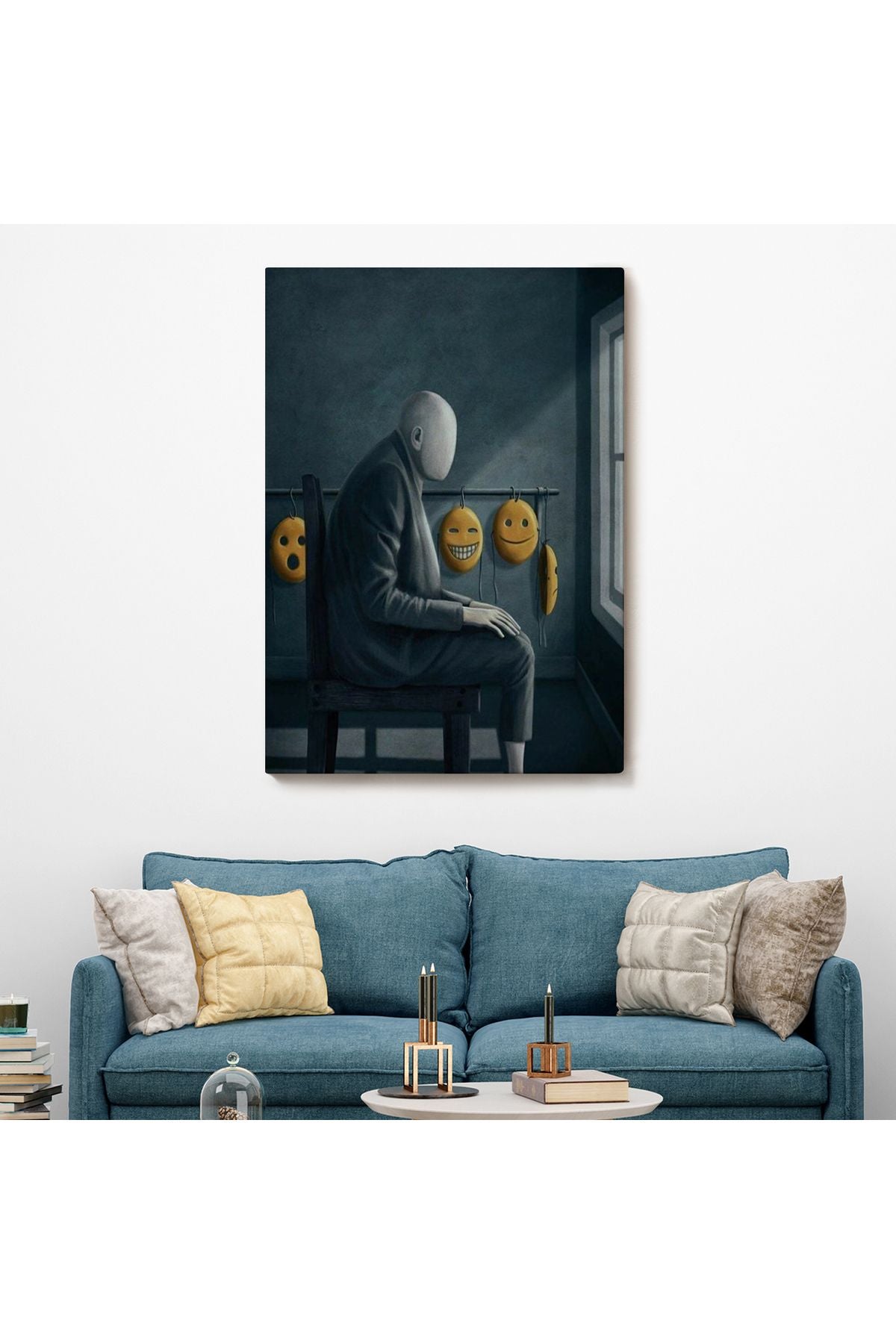 Gerçeküstü Psikolojik Trans Kanvas Tablo-5299