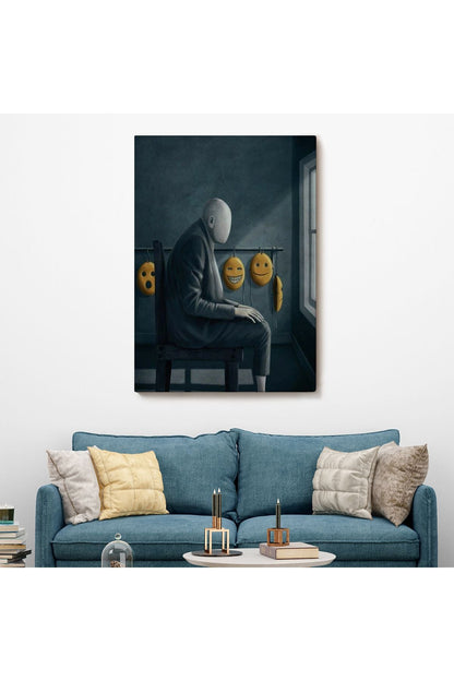 Gerçeküstü Psikolojik Trans Kanvas Tablo-5299