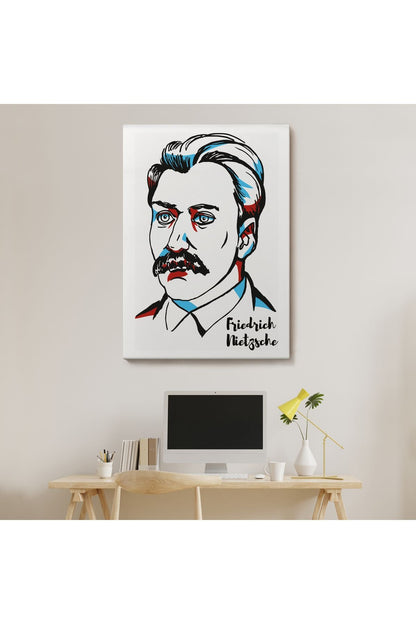 Friedrich Nietzsche Dekoratif Kanvas Tablo-5920
