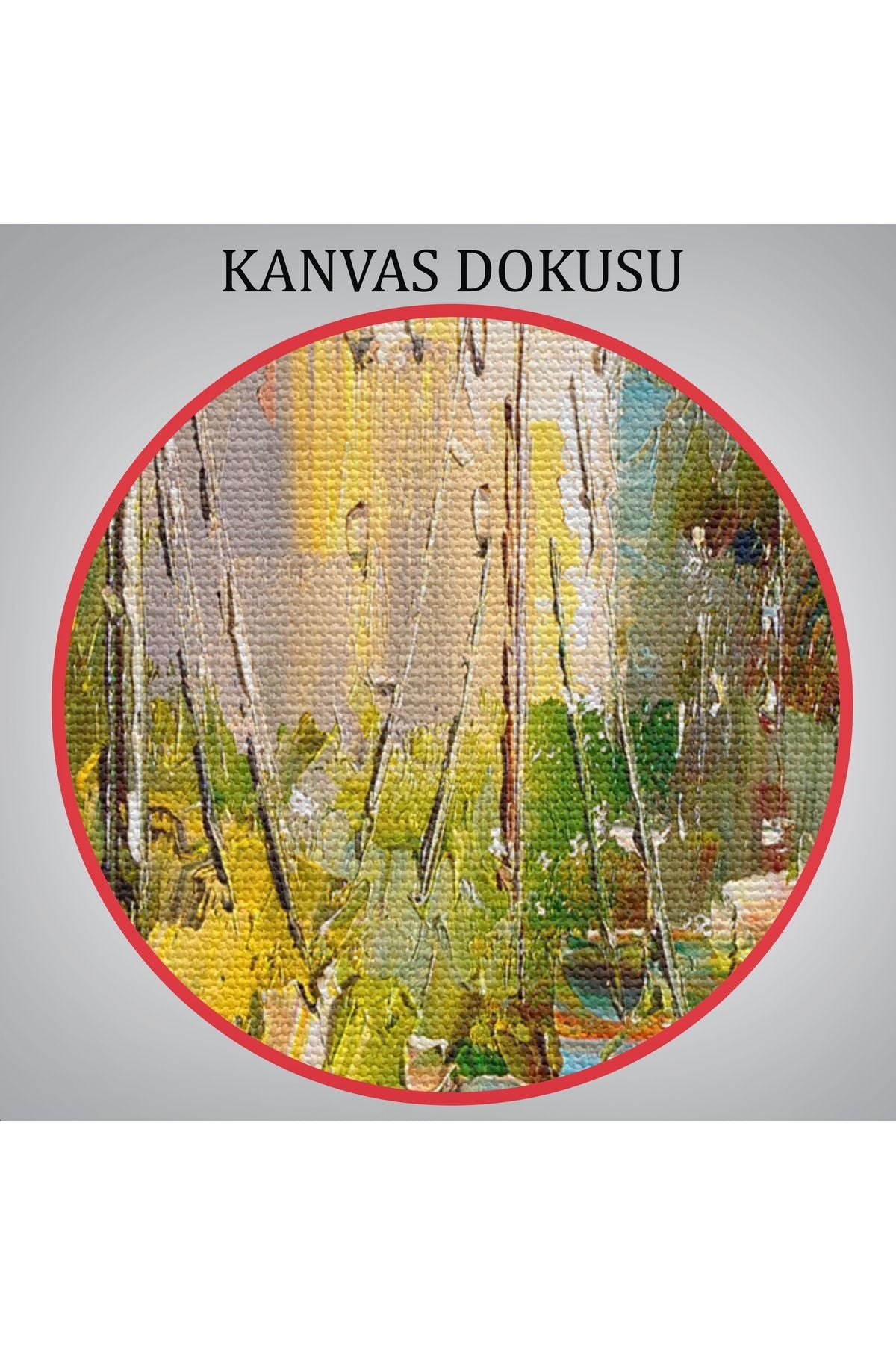 Liman Manzarası Yağlıboya Görünüm Dekoratif Kanvas Duvar Tablosu -5981