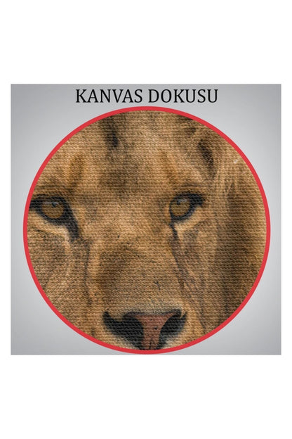 Kanvas Tablo, Duvar Dekoru, Aslan, Hayvan Temalı 1159 BUNGKNV