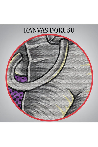 Dekortif BaskıAy'da Basketbol Oynayan Astronot Kanvas Tablo-5068