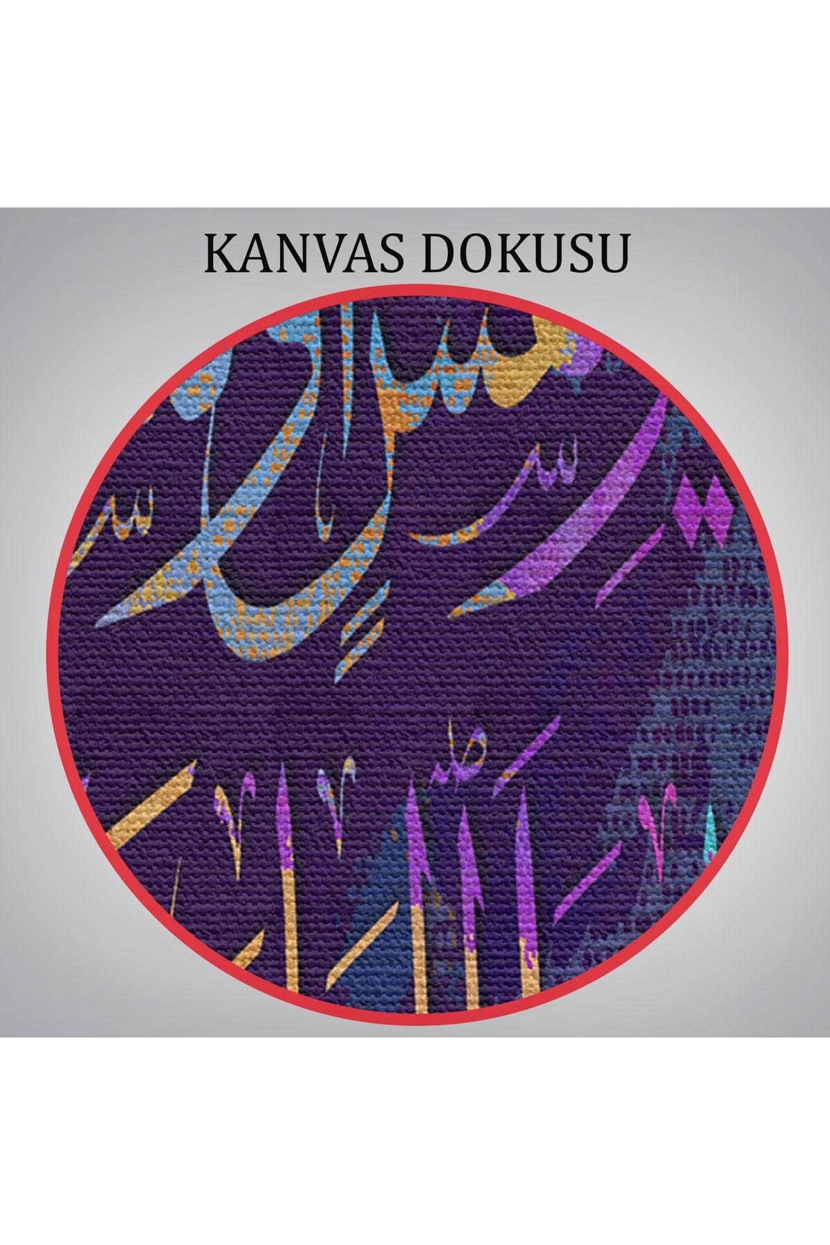 Kanvas Tablo-Bir Kimseyi Öldürürse Bütün İnsanlığı Öldürmüş Gibi Olur Yazılı Hat 3341