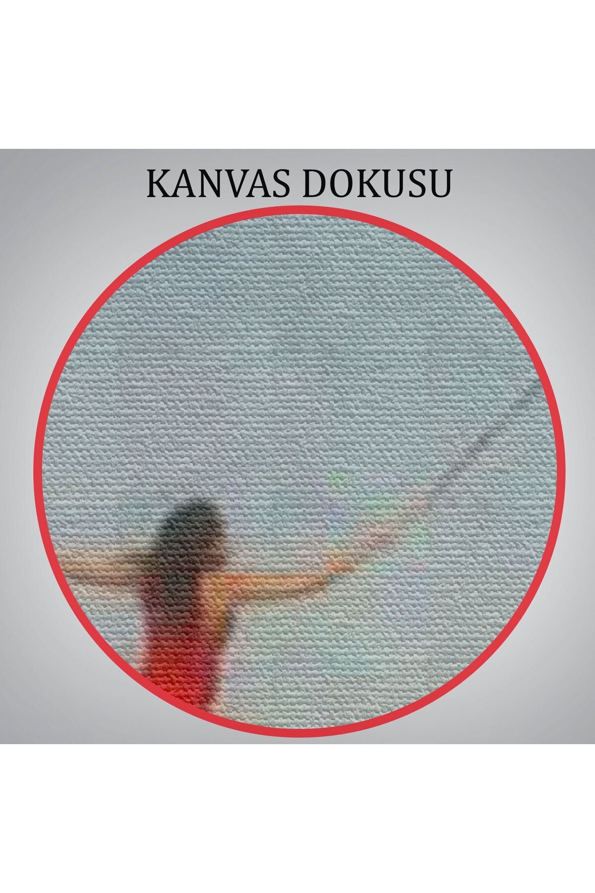 Renkli Balonlarla Uçan Kız Kanvas Tablo-5855
