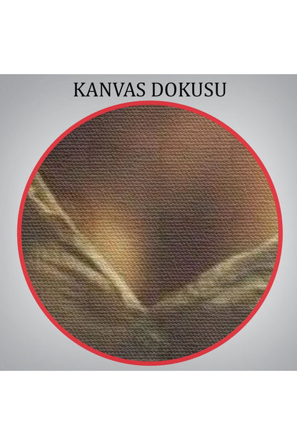Peynir Kesen Güzel Kadın Dekoratif Duvar Tablosu-6299